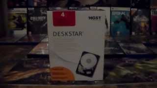 UNBOXING Hitachi HGST Deskstar 7K4000 4TB HDD [upl. by Mar]