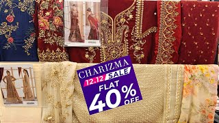 Charizma Unstitched Sale Flat 40 Off😱Charizma Winter Collection Sale 2024 [upl. by Ahsin810]