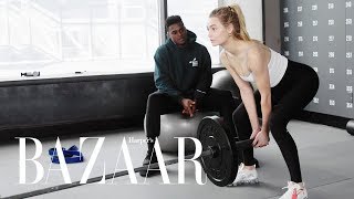 How to Work Out Like a Victorias Secret Model at the Gym  Harpers BAZAAR [upl. by Evelunn]