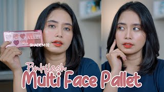 Review PINKFLASH OhMyLove 4 in 1 Multiple Face Palette  cuma 50ribuan udah lengkap [upl. by Gingras]