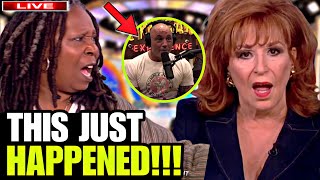 View Host Joy Behar BREAKSDOWN CRYING FACES DEFAMATION LAWSUIT After SLAMMING Joe Rogan LIVE [upl. by Grimonia]