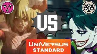 Annie Female Titan Chaos vs The Joker Void  Universus Attack on Titan Gameplay [upl. by Anaihsat297]