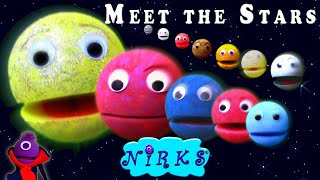 Meet the Stars Part 1–Astronomy Song about starsfor Kids by In A World Music Kids with The Nirks™ [upl. by Niuqram]