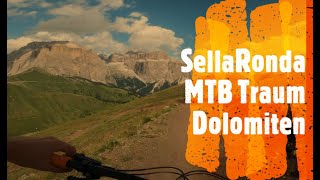 SellaRonda MTB tour Dolomiten inkl gpx [upl. by Correy]