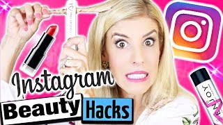 TESTING INSTAGRAM BEAUTY HACKS [upl. by Isolda]