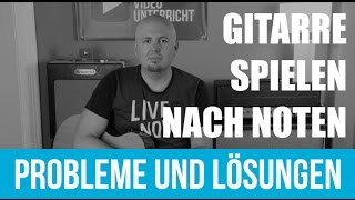 Gitarre spielen nach Noten  Gitarre Noten lesen lernen  Gitarre nach Noten [upl. by Attekahs]