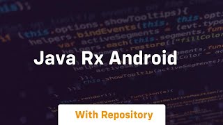 java rx android [upl. by Gent]