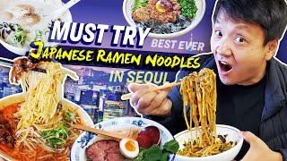 UNBELIEVABLE Japanese RAMEN NOODLES in Seoul  BEST Ive EVER HAD [upl. by Norok]