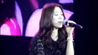 Park Shin Hye sings Without Words in Kiss of Angel Shangahai 2013 HD [upl. by Ainessej]