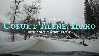 What is winter like in Coeur dAlene Idaho [upl. by Vite]