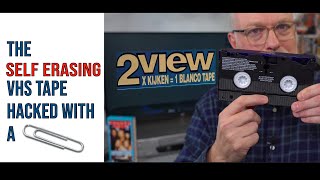 2View The SelfErasing VHS tape hacked with a paperclip [upl. by Akino]