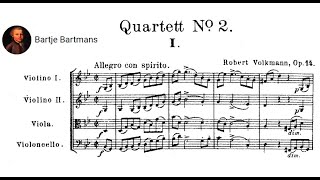 Robert Volkmann  String Quartet No 2 Op 14 1847 [upl. by Couq]