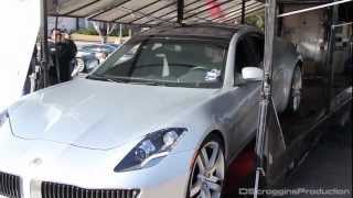 Fisker Karma on Dyno  230whp Very Quiet [upl. by Giusto]