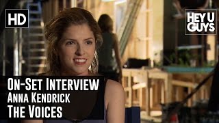 Anna Kendrick OnSet Interview  The Voices [upl. by Tepper113]