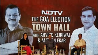 NDTV Townhall With Arvind Kejriwal On Goa Elections [upl. by Ahsimak]