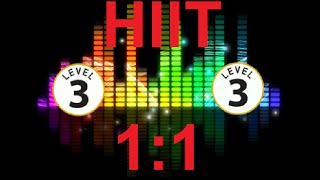 HIIT Music Track – Level 3 – 3030 19mins – PLUS VOICE PROMPTS [upl. by Trescha]