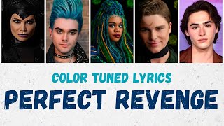 COLOR TUNED LYRICS PERFECT REVENGE – DESCENDANTS4  THE RISE OF RED [upl. by Adnirod]