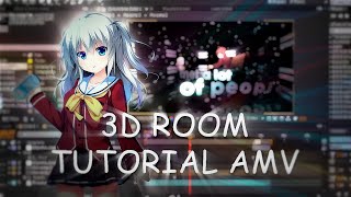 3D Room Typography AMV  After Effect Tutorial [upl. by Oirretna]