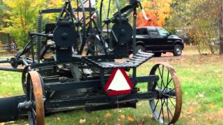 1927 Adams Model 7 Leaning Wheel Road Grader [upl. by Natsrik]