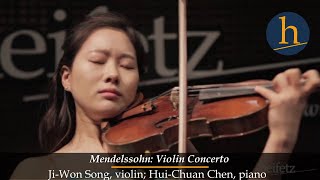 Mendelssohn Violin Concerto in E minor Op 64  JiWon Song amp HuiChuan Chen [upl. by Acassej825]