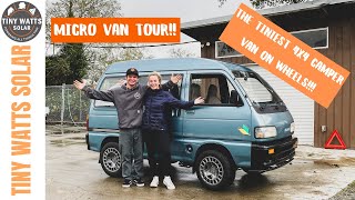 WE BOUGHT THE TINIEST 4x4 CAMPER VAN IN THE WORLD [upl. by Ynhoj470]