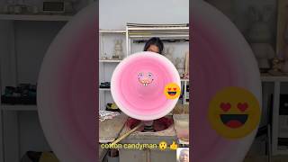 Cotton candy 🍭 cottoncandymachine satisfying [upl. by Atteoj]