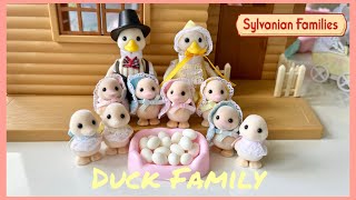 Paddleton Duck Family 🦆  Sylvanian Families [upl. by Adlitam260]