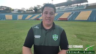 LUIZ FERNANDO TÃ‰CNICO DO ARAPONGAS EC DESTACA A CAMPANHA DA EQUIPE NA PRIMEIRA FASE DA TERCEIRONA [upl. by Sidra]