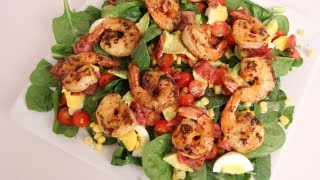 Shrimp Cobb Salad Recipe  Laura Vitale  Laura in the Kitchen Episode 399 [upl. by Anaxor473]