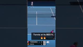 Mannarino vs Rafa at australianopen 2022rafaelnadalmannarinoaustralianopensports trendingtennis [upl. by Eenej]