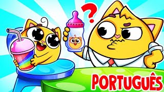 Canção de Alimentação com Mamadeira 👶  Canções Infantis 🐱🐨🐰🦁 e Rimas de Creche por Baby Zoo [upl. by Roze873]