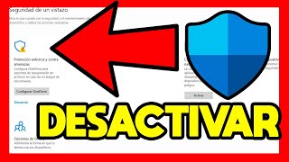 ✅COMO DESACTIVAR EL ANTIVIRUS WINDOWS 10 [upl. by Llerret166]