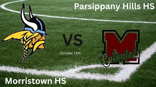 Parsippany Hills vs Morristown Boys Varsity Soccer [upl. by Kyle815]