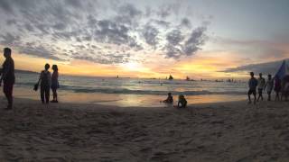 Boracay Sunset Time Lapse [upl. by Fanchan]