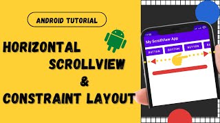 ScrollView Android Studio  Horizontal ScrollView [upl. by Yenal893]