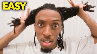 Easy Hairstyles For Long Dreadlocks [upl. by Lanaj885]