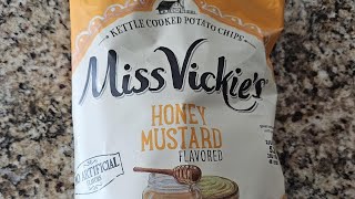 Miss Vickies Honey Mustard quotTater Chipsquot Taste Test [upl. by Debbie]