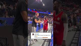 Dennis Schröder had Dirk scared 🤣 [upl. by Animaj72]