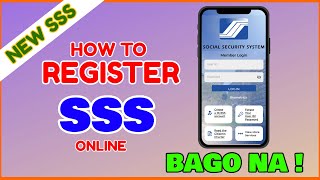 Paano mag Register sa SSS Online Registration  How to Register in SSS for the first time [upl. by Karil89]