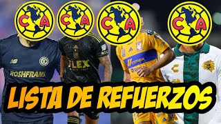 AZCARRAGA YA DIO LA ORDEN LOS 4 REFUERZOS DEL AMERICA PARA IR AL MUNDIAL DE CLUBES Y LOGRAR EL CAMPE [upl. by Aihseket]