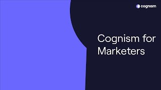 How to use Cognism for marketing [upl. by Mcwherter]