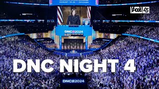 DNC Night 4 Highlights Kamala Harris accepts nomination Elizabeth Warren Gabby Giffords and more [upl. by Airitak141]