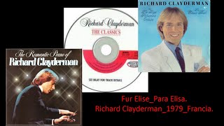 Richard Clayderman  Fur Elise Para Elisa 1979 Francia [upl. by Alexandria]