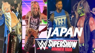 WWE Supershow Live Show Full Highlights From Osaka Japan  WWE Live Event Japan Tour Highlights wwe [upl. by Odericus]