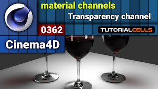 0362 Transparency material channel in cinema 4d [upl. by Seni46]