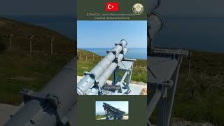 ATMACA  Antiship cruise missile  Coastal defense batterie military defence [upl. by Wettam460]