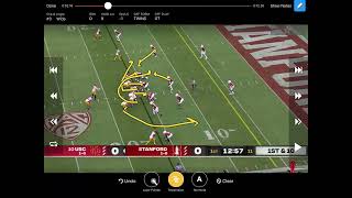 Lincoln Riley and USC offense vs Stanford [upl. by Yenobe722]