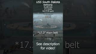 USS South Dakota USA Historical Campaign ultimateadmiraldreadnoughts [upl. by Lambart]