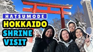 Life in Japan  Hatsumode  Shrine Visit in Hokkaido Japan  Buhay OFW [upl. by Ailimac409]