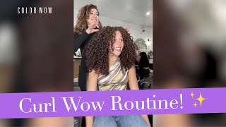 This Curly Hair Routine Is a GameChanger 5Step Curl Wow Regime No Gel [upl. by Yzdnil]